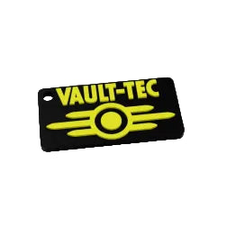 VT Keychain, 3D Printed